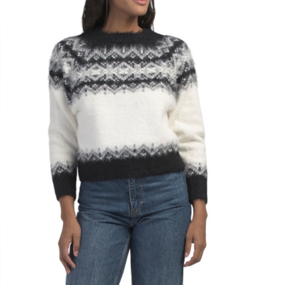 GREIGE Fair Isle Sweater